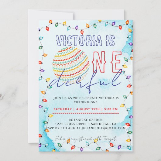 Retro Disco Lights Wonders verjaardagsuitnodiging Kaart (Voorkant)