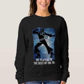 Retro Disco Music Lover Beste van de jaren 70 afsp Trui