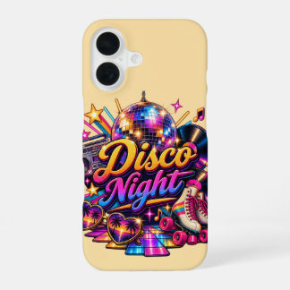 Retro Disco Nacht Phonehoes iPhone 16 Hoesje