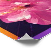 Retro disco nacht poster (Hoek)