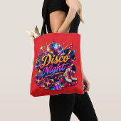 Retro Disco Night Boodschappentas Tote Bag (Dichtbij)