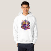 Retro Disco Night-trui  Hoodie (Voorkant volledig)