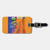 Retro Disco Party 70s Funk Art Bagagelabel