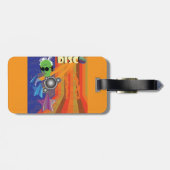 Retro Disco Party 70s Funk Art Bagagelabel