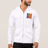 Retro Disco Party 70s Funk Art Hoodie (Voorkant)