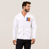 Retro Disco Party 70s Funk Art Hoodie (Voorkant volledig)