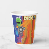 Retro Disco Party 70s Funk Art Papieren Bekers (Voorkant)