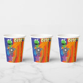 Retro Disco Party 70s Funk Art Papieren Bekers