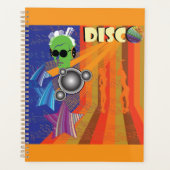Retro Disco Party 70s Funk Art Planner (Voorkant)