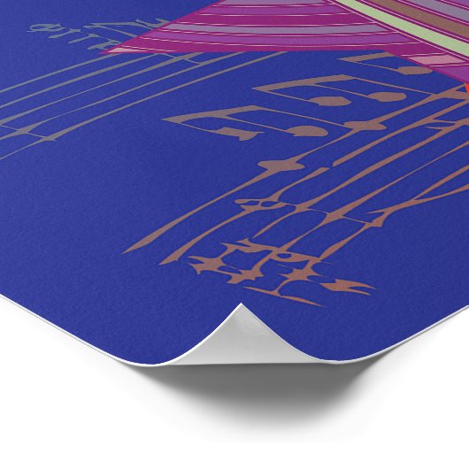 Retro Disco Party 70s Funk Art Poster (Hoek)