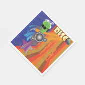 Retro Disco Party 70s Funk Art Servet (Hoek)