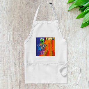 Retro Disco Party 70s Funk Art Standaard Schort
