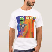 Retro Disco Party 70s Funk Art T-shirt (Voorkant)