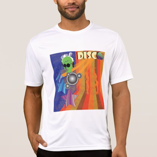 Retro Disco Party 70s Funk Art T-shirt (Voorkant)