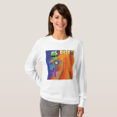 Retro Disco Party 70s Funk Art T-shirt (Voorkant volledig)