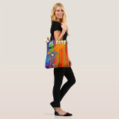 Retro Disco Party 70s Funk Art Tote Bag