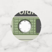 Retro Disco Party Confetti (Kleine voorkant)