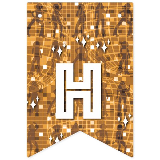 RETRO DISCO PARTY VLAGGETJES (Tweede vlag)