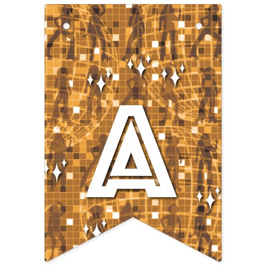 RETRO DISCO PARTY VLAGGETJES (Derde vlag)