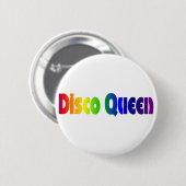 Retro Disco Queen Ronde Button 5,7 Cm (Voorkant /achterkant)