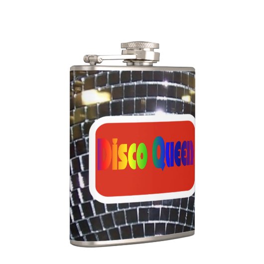 Retro Disco Queen Shiny Mirror | Disco Ball Heupfles (Rechts)