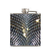 Retro Disco Queen Shiny Mirror | Disco Ball Heupfles (Achterkant)