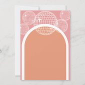 Retro Disco Roze Sinaasappel Guess de jurk spel ka Kaart (Achterkant)