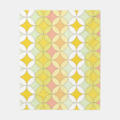 Retro Disco Style Naadloos patroon Fleece Deken (Voorkant)