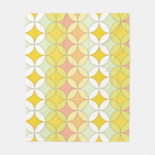 Retro Disco Style Naadloos patroon Fleece Deken