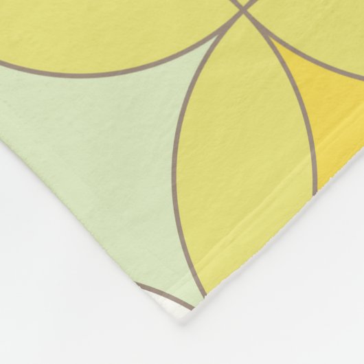 Retro Disco Style Naadloos patroon Fleece Deken (Hoek)