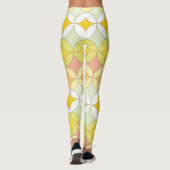 Retro Disco Style Naadloos patroon Leggings (Achterkant)