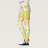 Retro Disco Style Naadloos patroon Leggings (Links)