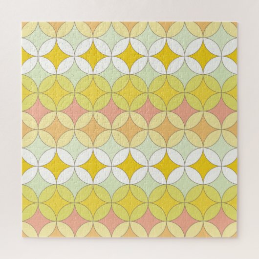Retro Disco Style Naadloos patroon Legpuzzel (Verticaal)