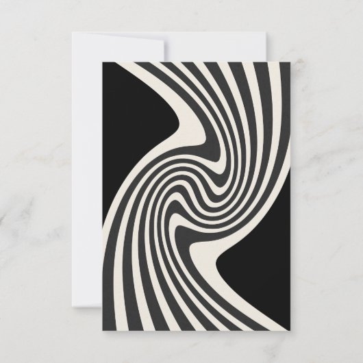 Retro Disco Thema Bruiloft Dankkaart (Achterkant)