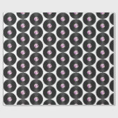 Retro Disco Vinyl Record inpakpapier (Vlak)