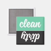 Retro Dishwaser Magnet (Voorkant / Achterkant)