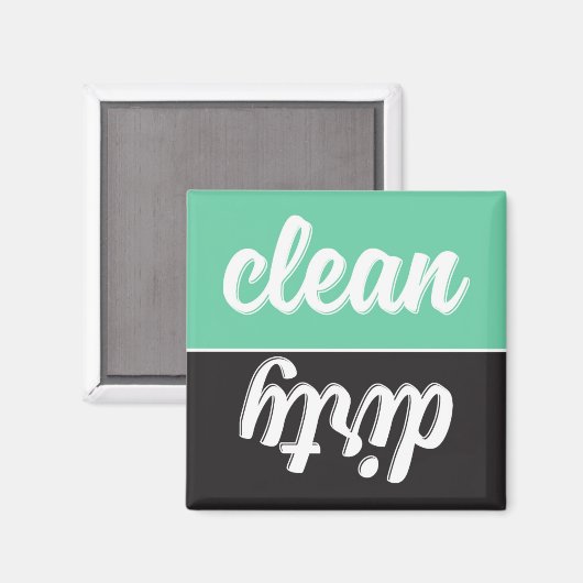 Retro Dishwaser Magnet (Voorkant / Achterkant)