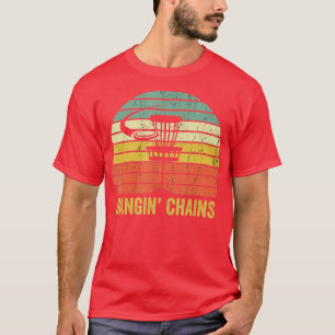 Retro Disk Golf Funny Frisbee Golf Disc Sp T-shirt