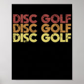 Retro Disk Golf Poster (Voorkant)