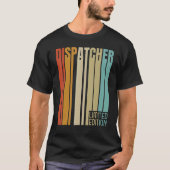 Retro Dispatcher Functie Beroep T-shirt (Voorkant)