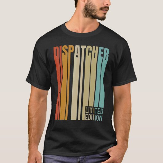 Retro Dispatcher Functie Beroep T-shirt (Voorkant)