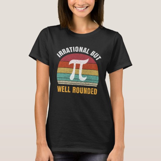 Retro distressed Happy Pi Day Math Geek for 3 14 D T-shirt (Voorkant)