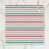 Retro Dit het Seizoen Heldere Vakantie Kerstmis Bedankjes Labels (Achterkant)