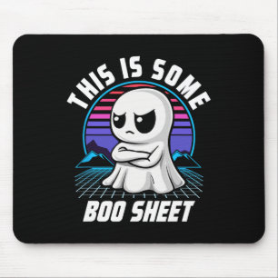 Retro Dit is een aantal Boo Sheet Schattige Ghost Muismat