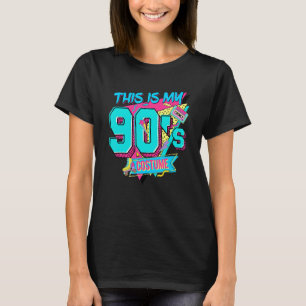 Retro Dit is mijn 90s kostuum 90s virussen nemen m T-shirt