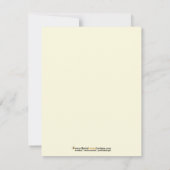 Retro Diva Custom Flat Note-kaarten (paars) Notitiekaartje (Achterkant)
