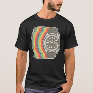Retro Dive Watch Wristwatch T-shirt