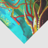 Retro Diver Metal Diving Suit Octopus Decoupage Tissuepapier (Detail)