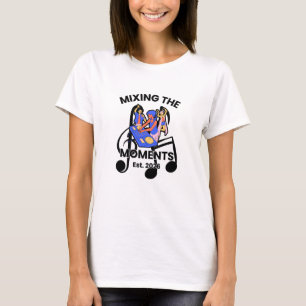 Retro DJ Muziekmix T-shirt