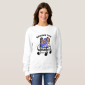 Retro DJ Muziekmix T-shirt (Voorkant volledig)